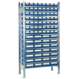 NORDWEST Handel AG Lager Anbauregal Stahl H2000xB1000xT400mm 14 Stahlböden