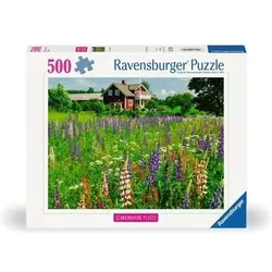 RAVENSBURGER 12000844 Puzzle 500 Teile Bauernhof in Schweden