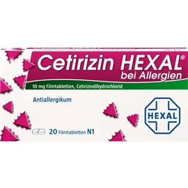 Hexal Cetirizin Hexal bei Allergien Filmtabletten 20 St.