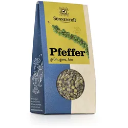Pfeffer grün ganz bio 20 g – Fruchtig-herbes Bio-Gewürz für kreative Küche