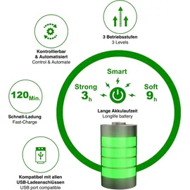 toGo Filter Akku-Luftreiniger tragbar (schwarz)