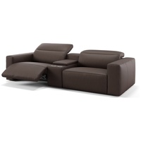 Sofanella 2-Sitzer Leder LENOLA, Heimkinosofa, Kinocouch, Funktionssofa, Kinosofa, Leder Sofas braun 230 cm x 72 cm x 109 cm