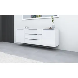 borchardt Möbel Sideboard 166 x 53 x 35 cm Weiß