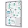 Showdown Showdown® Displays Schaukasten Economy XS B1 silber 9x DIN A4 71,1 x 2,6 x 96,3 cm, 1 St.