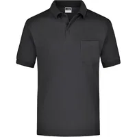 James & Nicholson Polo-Shirt Piqué Pocket JN026, - L