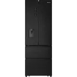 Hisense RF632N4WFE1, Freistehend, French door, Schwarz, 2 Tür(en), Berührung, LED - Schwarz