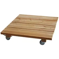Schlögel Pflanzenroller Premium PH200 200kg Vollholzroller aus Douglasienholz (500x500mm)
