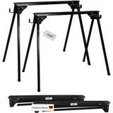 Lemodo Sägebock Stahl 400 kg schwarz klappbar 2er Set