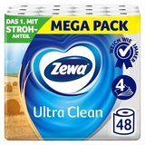 Zewa Ultra Clean Toilettenpapier 48 Stück, 3x 16 Rollen