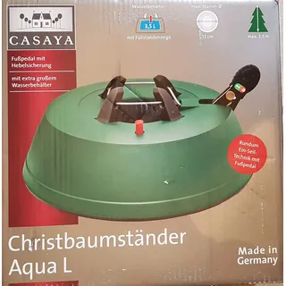 Casaya Christbaumständer Aqua, Fußpedal mit Hebelsicherung, mit Wasserbehälter (2.70)