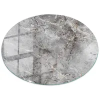 Tulup Tischplatte, Grau, Dunkelgrau, Glas, 60x60x0.4 cm, Esszimmer, Tische,
