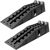 Baumarktplus 2 x Auffahrrampe mit Überfahrstopper 90 x 30