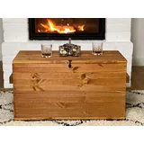 Truhe Couchtisch Holz massiv Wohnzimmertisch Truhentisch Kiste vintage shabby