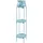 [en.casa] Blumenständer Altena 94,5x27x27 cm Hellblau [en.casa]