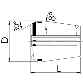 FAHRION Spannzange GERC25 10,00 mm