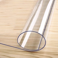 Miaogoo Transparente PVC-Schreibtischunterlage für Büro und Zuhause transparente Kunststoff-Schreibtischschutzmatte wasserdicht rutschfest Tischunterlage Schreibunterlage (100 x 60 cm)