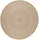 KADIMA DESIGN Kauns Outdoor-Teppich 120 x 120 cm Beige