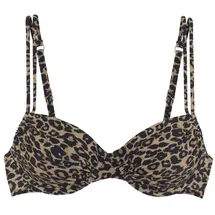 vivance by lascana Bügel-Bikini-Top Damen Schwarz 38 Cup E