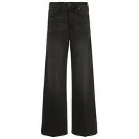 S.Oliver Regular Fit High Rise Jeans mit weitem Bein Modell 'SURI', Black, 40/32