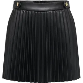 Only Lederimitatrock Damen Schwarz 40