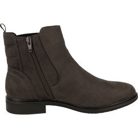 Jana Damen Chelsea Boots Elegant Flach Weite H Mehrweite, Grau 39 EU