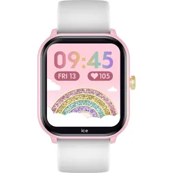 Smartwatch ICE-WATCH "ICE smart junior 2.0", weiß, Smartwatches, Armbanduhr, Mädchenuhr, Kinderuhr, Silikonarmband, Spiele, Sportprofil