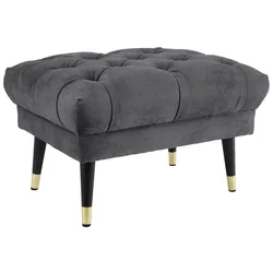 Guido Maria Kretschmer Home&Living Hocker »Tinnum« Guido Maria Kretschmer Home&Living grau
