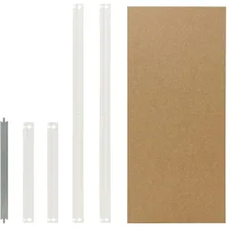 shelfplaza HOME Fachboden-Set 110x23 cm in weiß für HOME Schwerlastregale