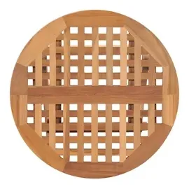 vidaXL Klappbarer Gartentisch 50x50x50 cm Teak Massivholz