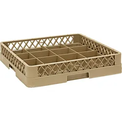 Stalgast Spülkorb  für Gläser und Tassen 16 Fächer 500 x 500 mm