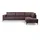 OTTO home Ecksofa OTTO HOME "OLAND L-Form, B: 289 cm, Skandi-Design", braun (dunkelbraun), B:289cm H:85cm T:210cm, Struktur weich (100% Polyester);Luxus-Microfaser (100% Polyester);Webstoff (100% Polyester), Sofas, Ecksofa, Struktur, Flachgewebe, Luxus-Microfaser,