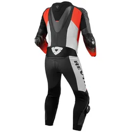 RevIt! Revit Control Lederkombi - Black / Fluo Red - 52
