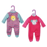 Zapf Dolly Moda 870747 Strampler 30cm, 2 assorted
