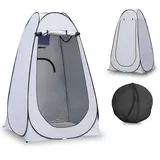 CLIPOP Pop Up Toilettenzelt Umkleidezelt, Outdoor Camping Duschzelt, Anti UV Ankleidezelt für Strand, Angeln, Baden, mit Tragetasche