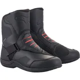 Wasserdichte Motorradstiefel schwarz-rot Größe 42