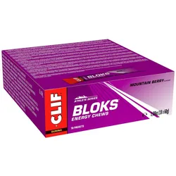 Clif Bar Unisex Clif Shot Bloks Mountain Berry Karton (18 x 60g)