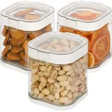 Belle Vous Vorratsdosen Set 3-teilig transparent 0,9 l