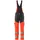 Mascot Latzhose Knietaschen, Stretch-Einsätze Latzhose 82C60 hi-vis rot/schwarzblau