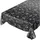ANRO Wachstuchtischdecke abwaschbar 2.0 140 x 160 cm Schwarz