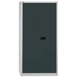 BISLEY Stahlschrank Universal E722A03G525 lichtgrau, anthrazitgrau 91,4 x 40,0 x 180,6 cm, aufgebaut