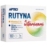 RUTIN MIT VITAMINEN C D - 100 Tabletten  IMMUNSYSTEM SCHUTZ GEGEN INFEKTIONEN