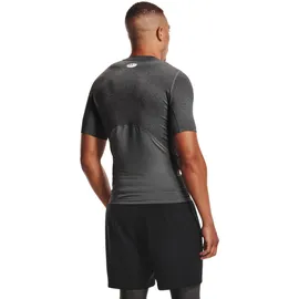 Under Armour HeatGear kurzarm Funktionsshirt Herren 090 carbon heather/black 3XL