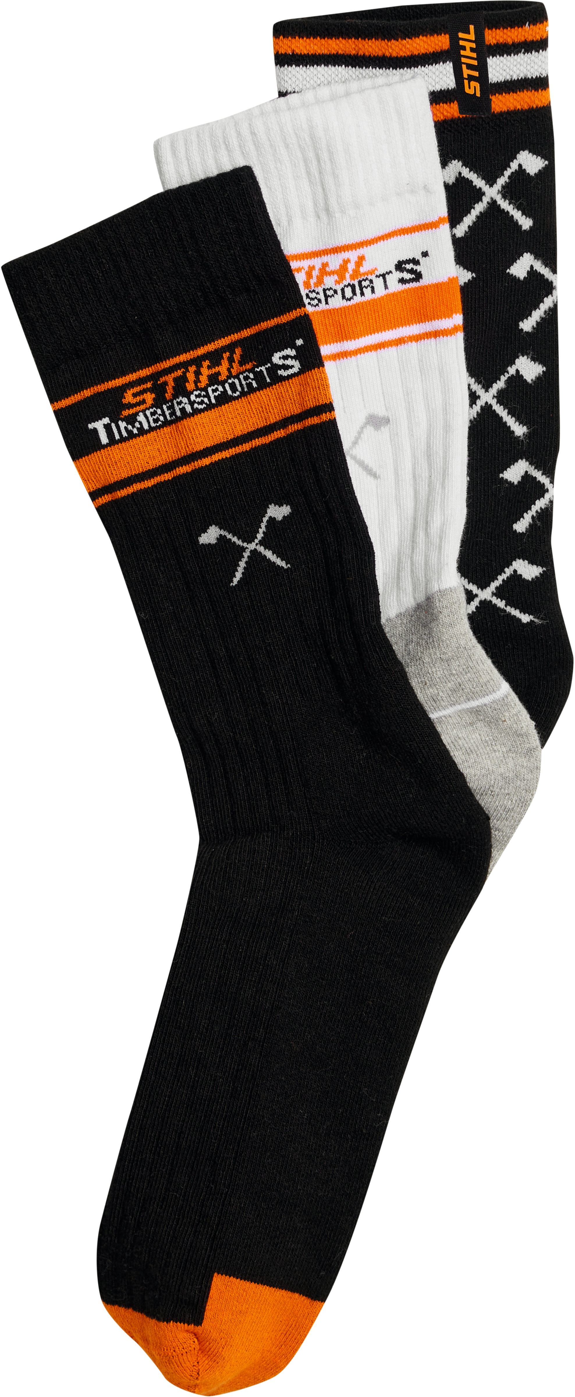 STIHL Socken 3erSet TIMBERSPORTS Gr43-46