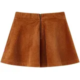 vidaXL Kinderrock mit Taschen Cord Cognac 104
