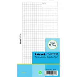 Ersatzeinlage A6 kariert BIND B-2610 50BL Papier