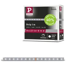 Paulmann MaxLED 500 71240 LED-Streifen 24 V/DC 1m Neutralweiß 3,6W 550lm/m 4000K