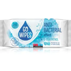 GoWipes Anti-Bacterial Effect D-Panthenol feuchte Feuchttücher für Hände und Körper 60 St.