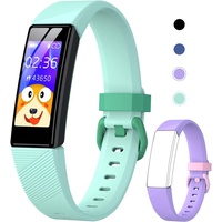 Fitness Tracker für Kinder mit Pulsmesser und Schlafmonitor, 11 Sportmodi Aktivitätstracker Kinder Fitnessuhr mit Schrittzähler Wecker für Jungen - Grün