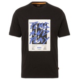 Boss T-Shirt 'Pantera' - Blau,Schwarz,Weiß - L