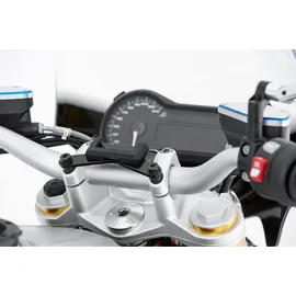 SW-Motech Navi-Halter Lenker - Schwarz. BMW- / Triumph-Modelle, Himalayan., schwarz